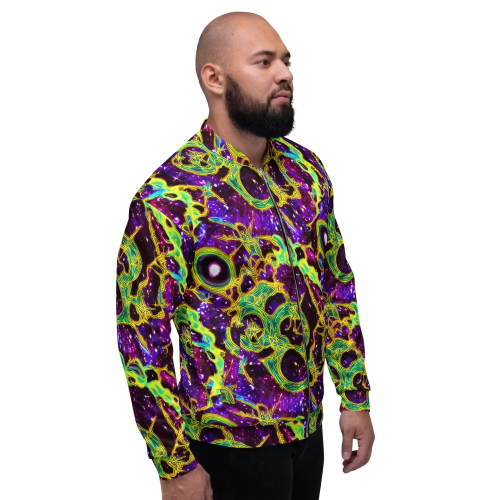 Galactic Web on Bomber Jacket — Right