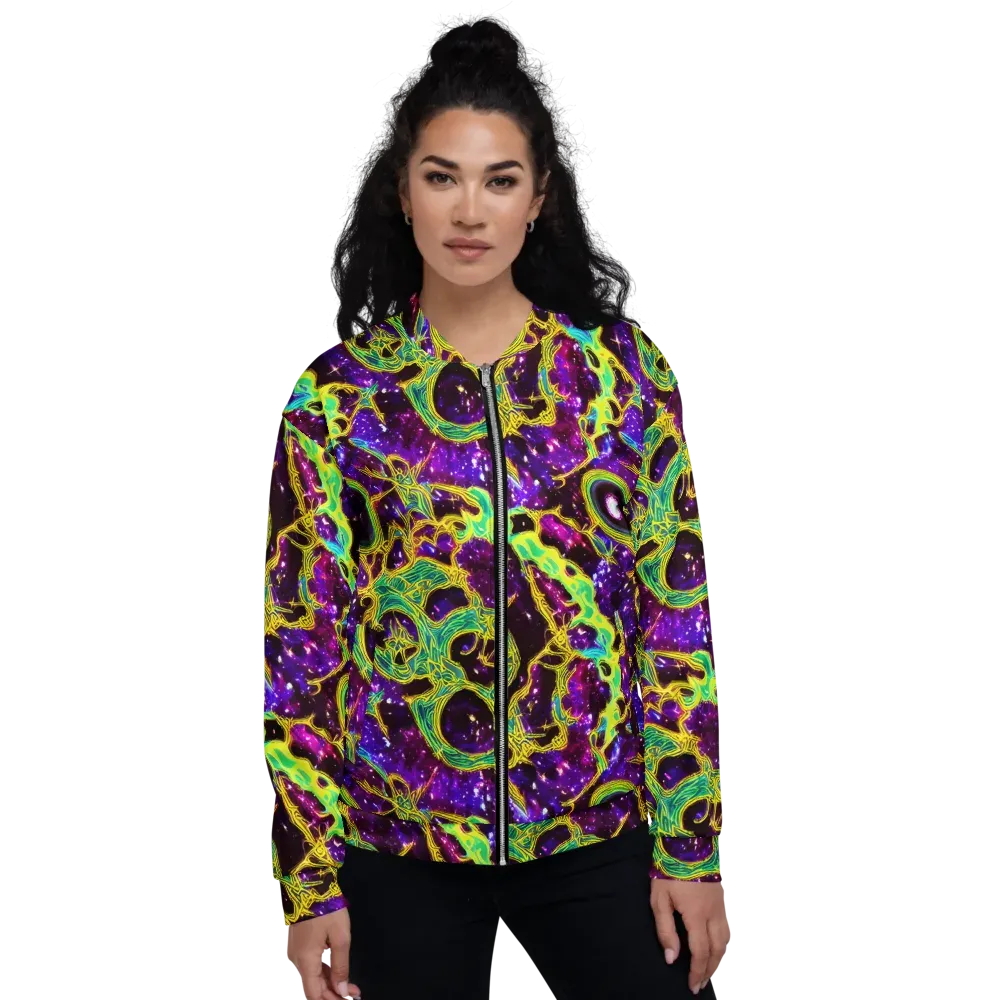 Galactic Web on Bomber Jacket — Front