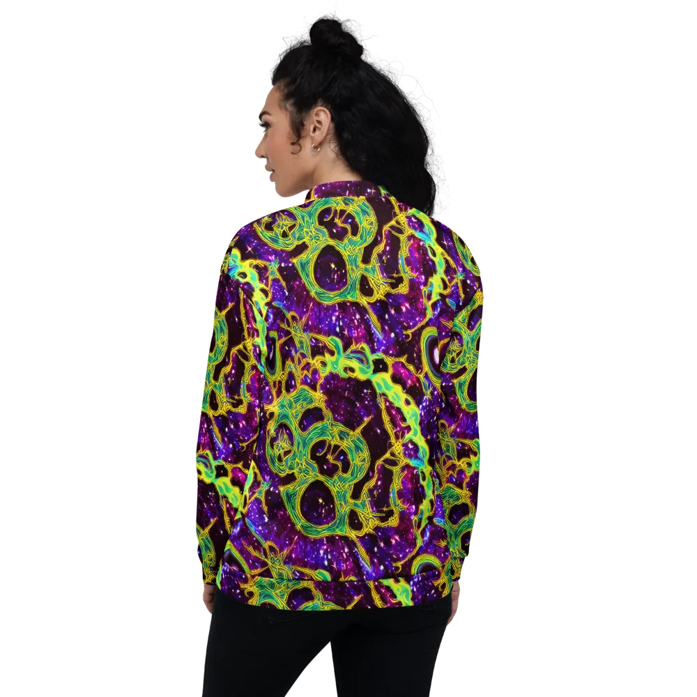 Galactic Web on Bomber Jacket — Back