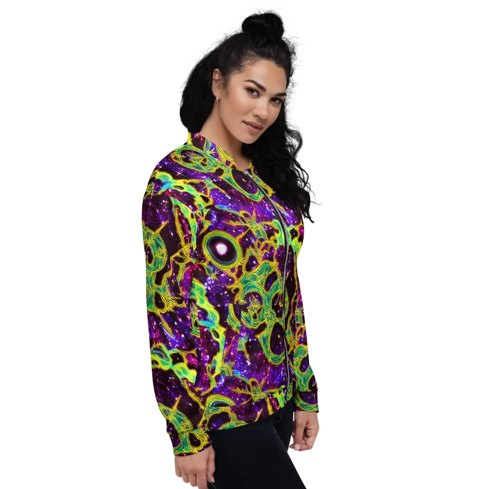 Galactic Web on Bomber Jacket — Right