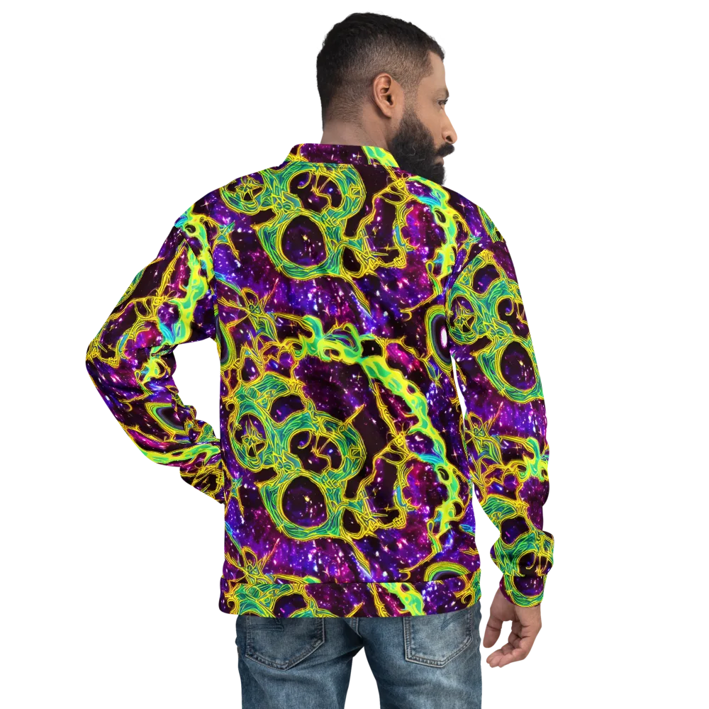 Galactic Web on Bomber Jacket — Back