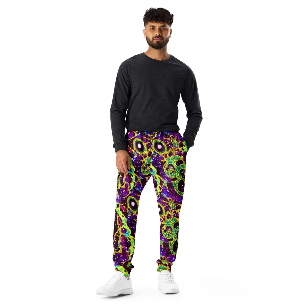Galactic Web on Men's Joggers — Front