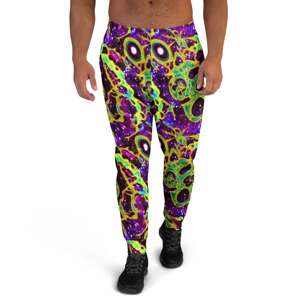 Galactic Web on Men's Joggers — Front
