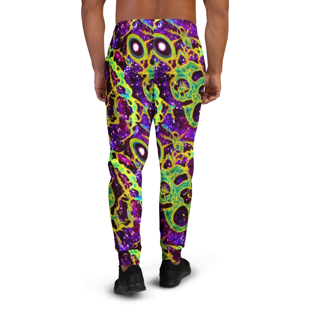 Galactic Web on Men's Joggers — Back