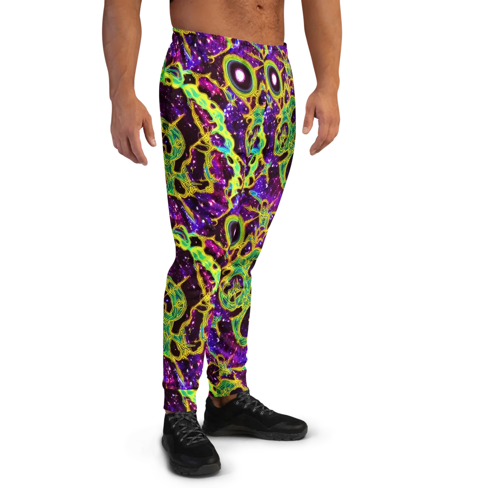 Galactic Web on Men's Joggers — Right