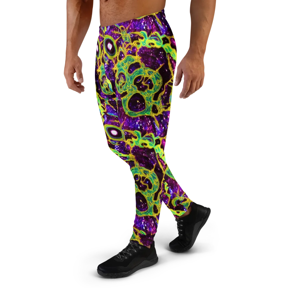 Galactic Web on Men's Joggers — Left