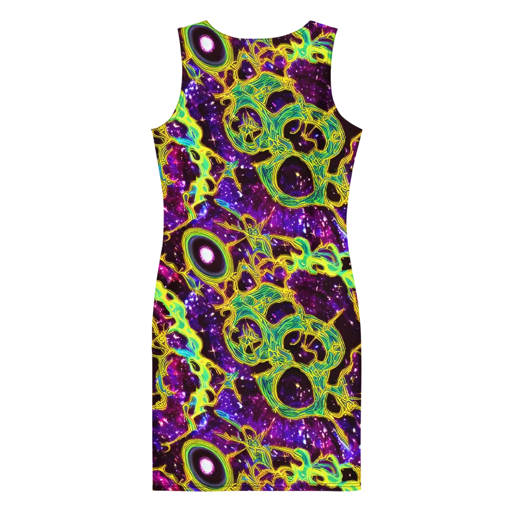 Galactic Web on Bodycon Dress — Back