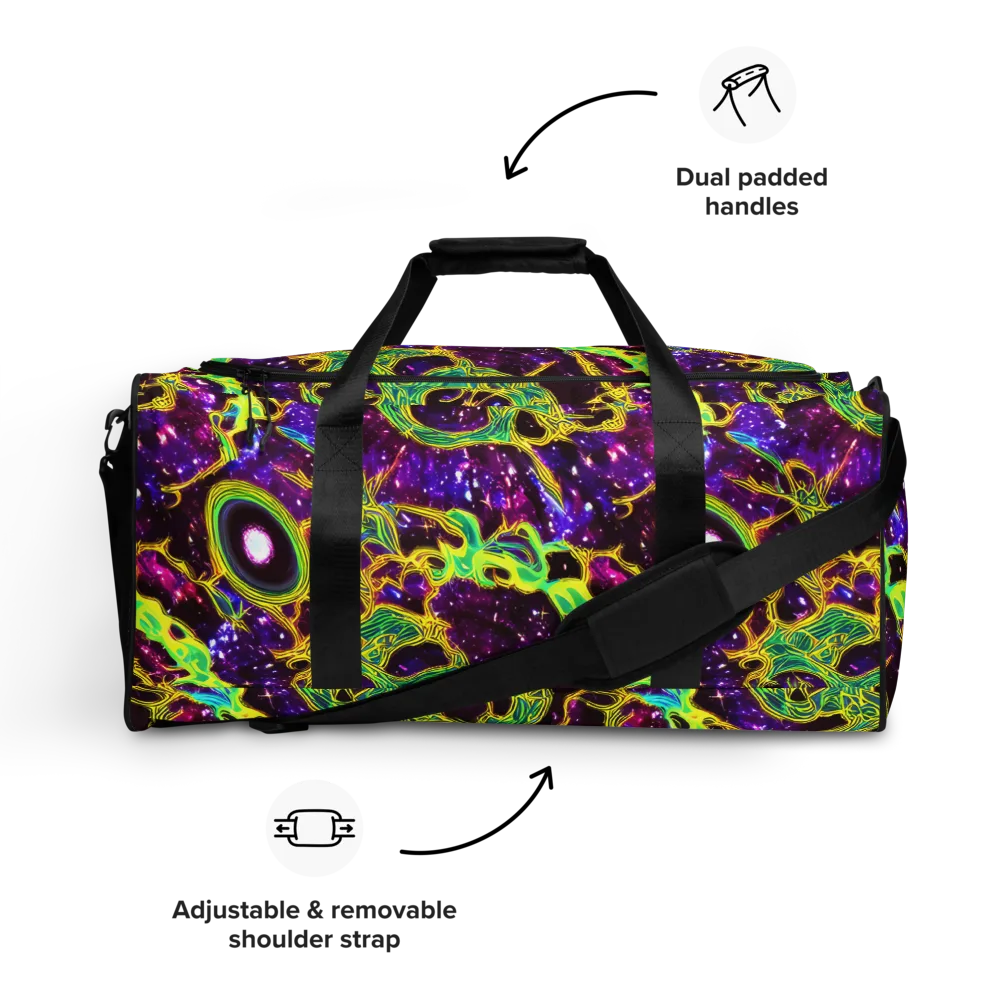 Galactic Web on Duffle Bag — Front