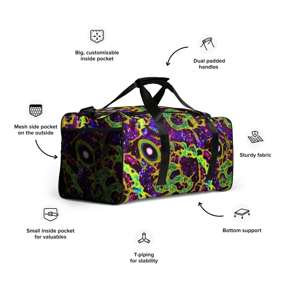Galactic Web on Duffle Bag — Right Front