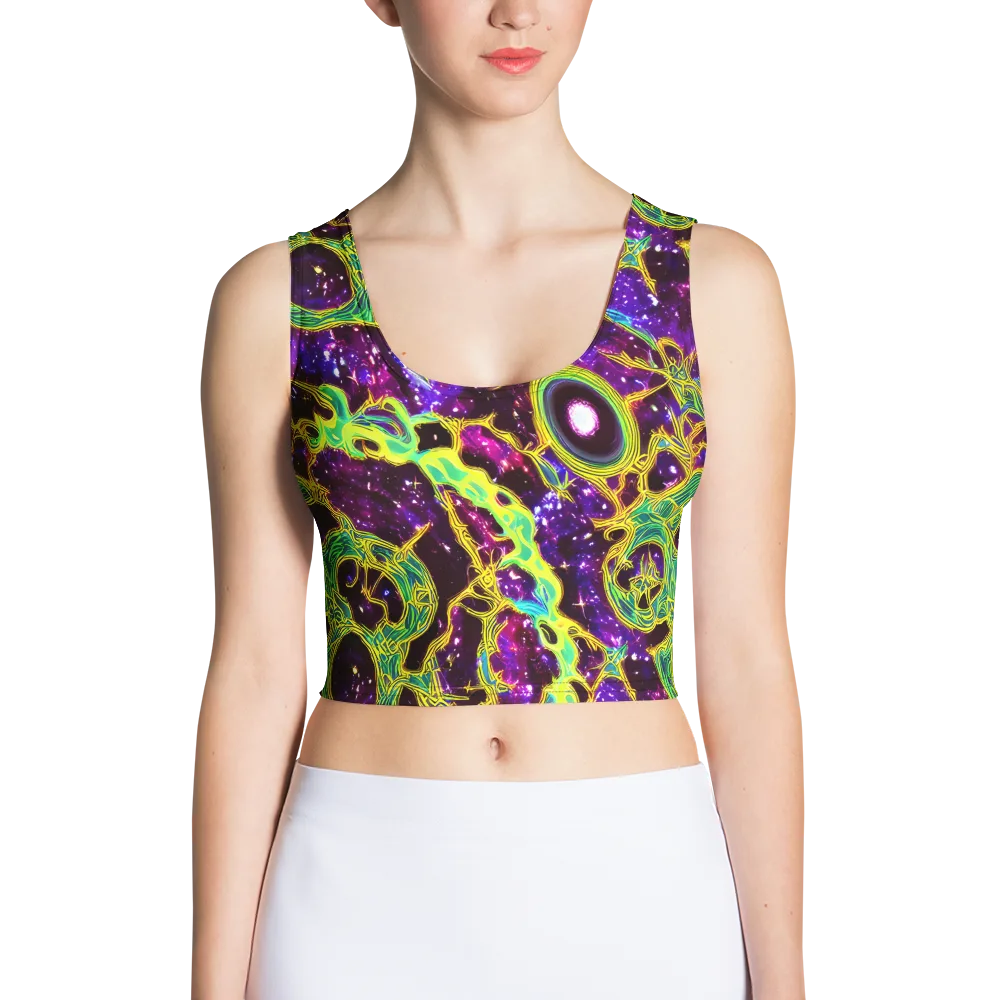 Galactic Web on Crop Top — Front