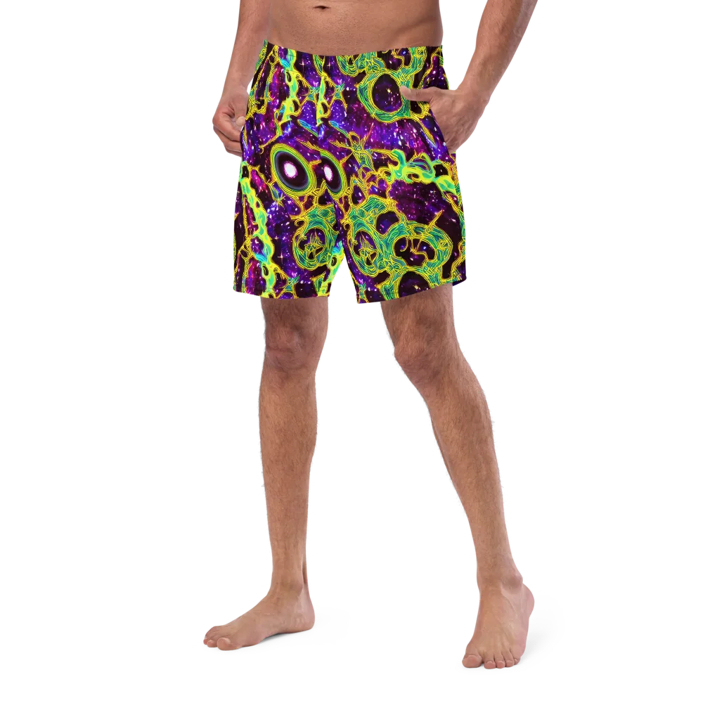 Galactic Web on Swim Trunks — Left Front