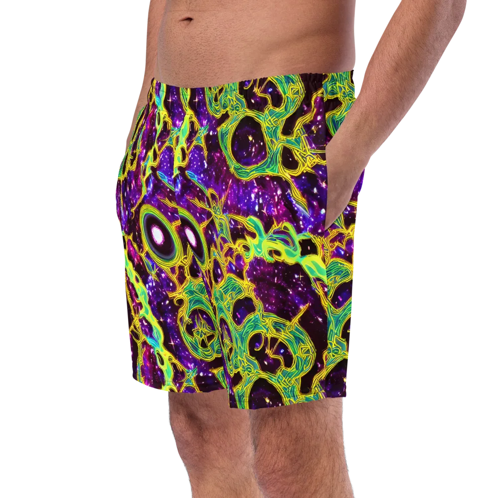 Galactic Web on Swim Trunks — Left Front