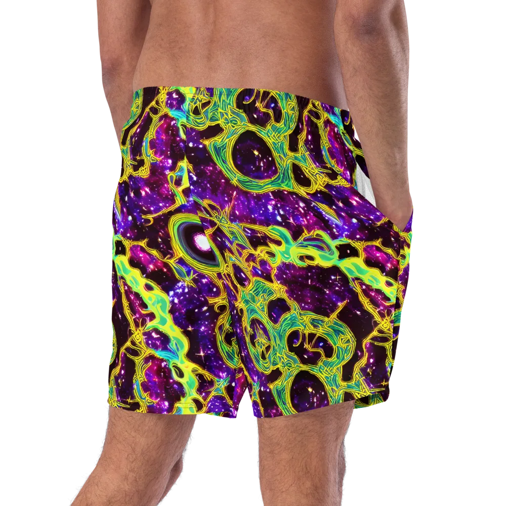 Galactic Web on Swim Trunks — Right Back