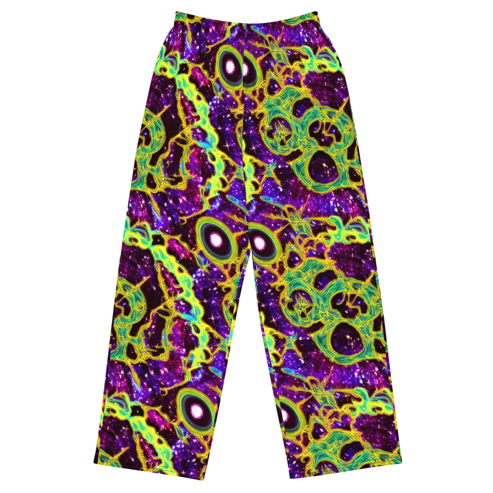 Galactic Web on Wide-Leg Pants — Front