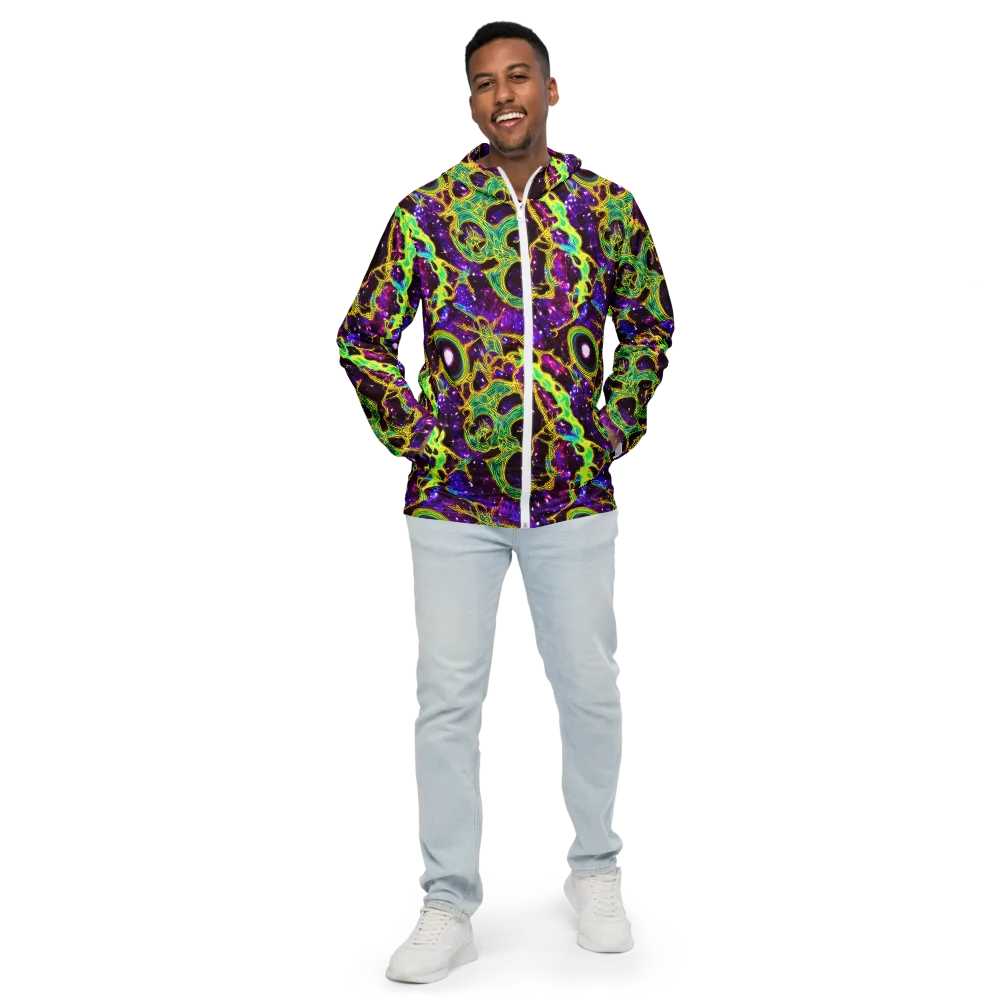 Galactic Web on Men's Windbreaker — Front