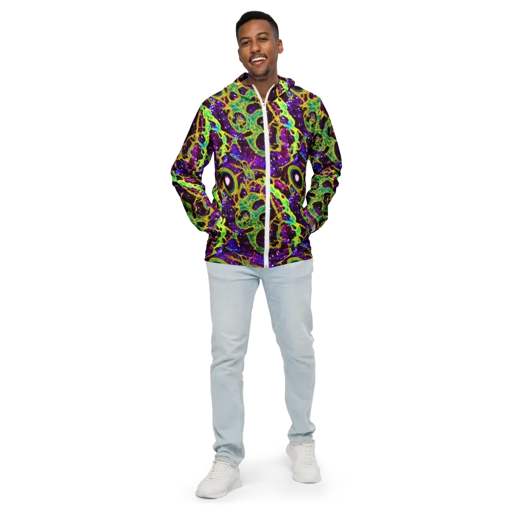 Galactic Web on Men's Windbreaker — Front