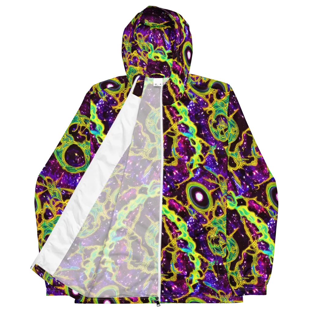 Galactic Web on Men's Windbreaker — Front