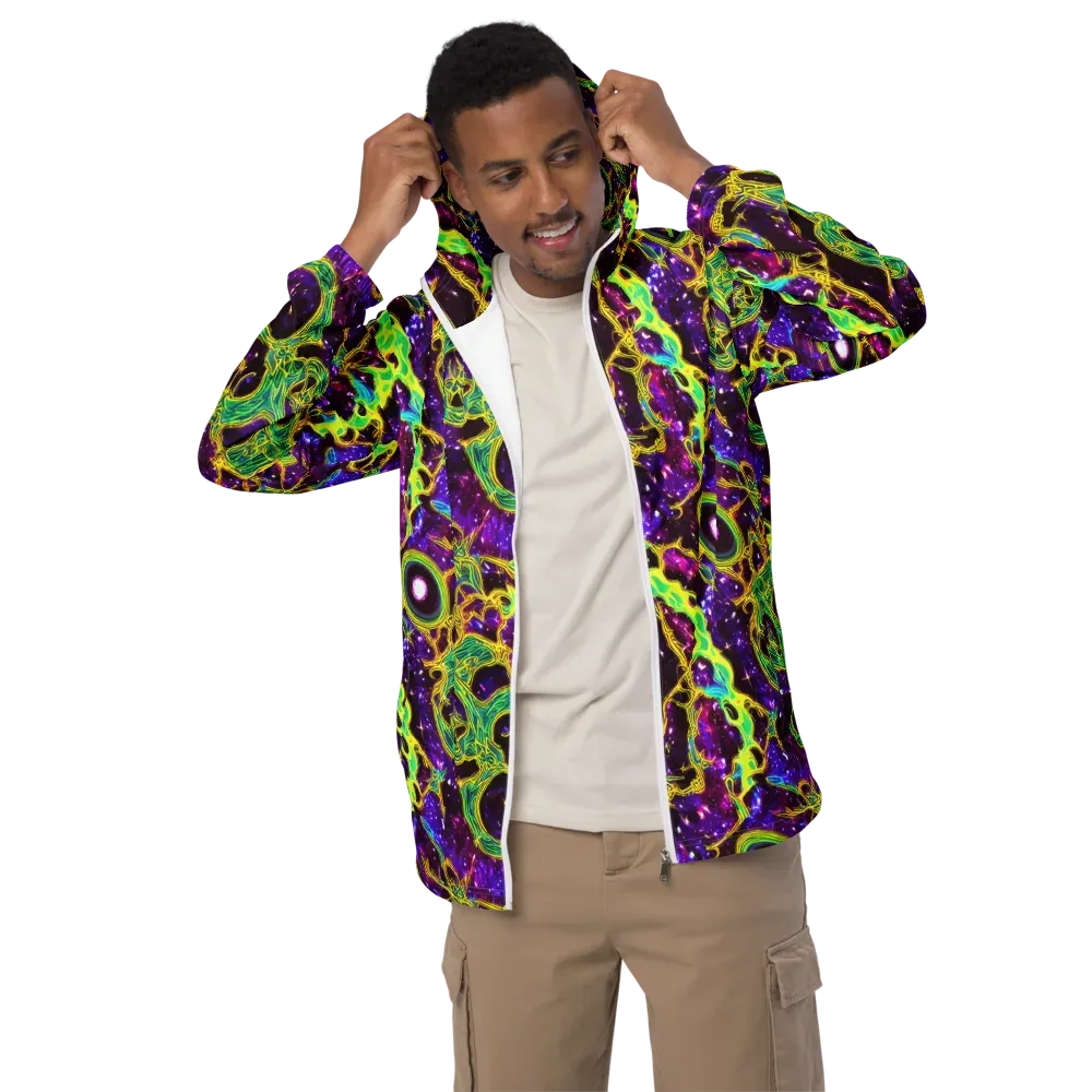 Galactic Web on Men's Windbreaker — Front
