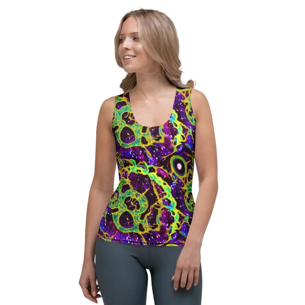 Galactic Web on Women's Tank Top — Front