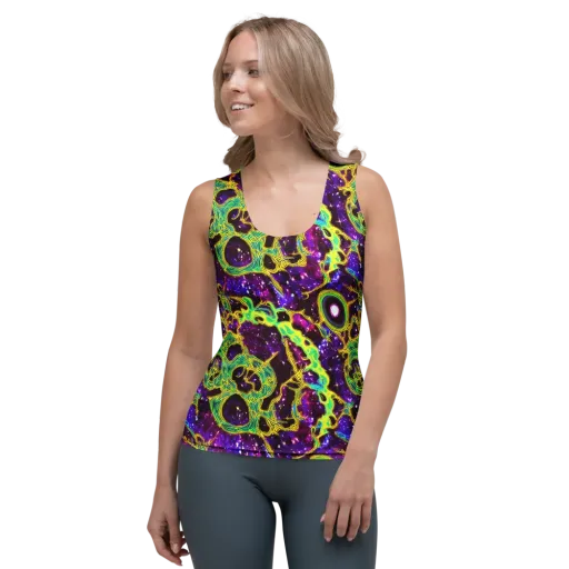 Galactic Web on a Women's Tank Top