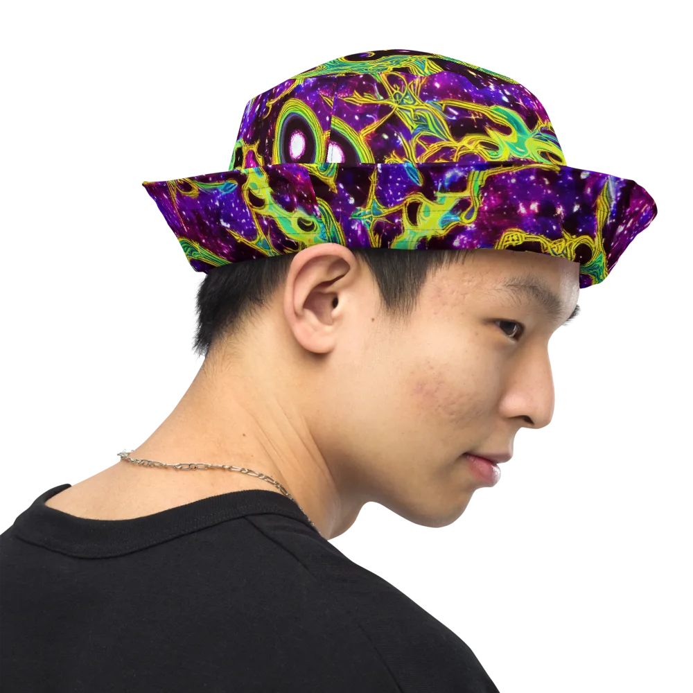 Galactic Web on Reversible Bucket Hat — Right Outside