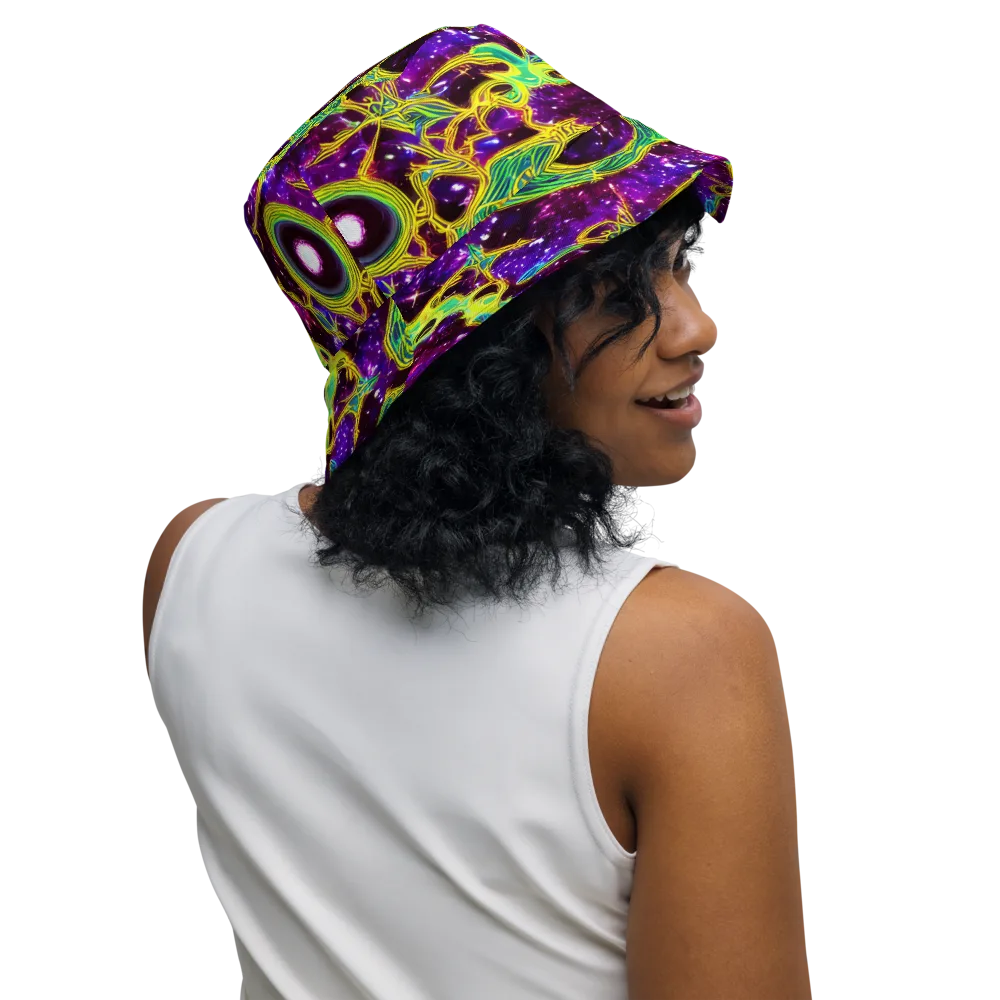 Galactic Web on Reversible Bucket Hat — Right Outside