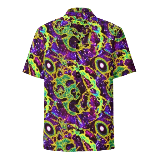 Galactic Web on a Button Shirt
