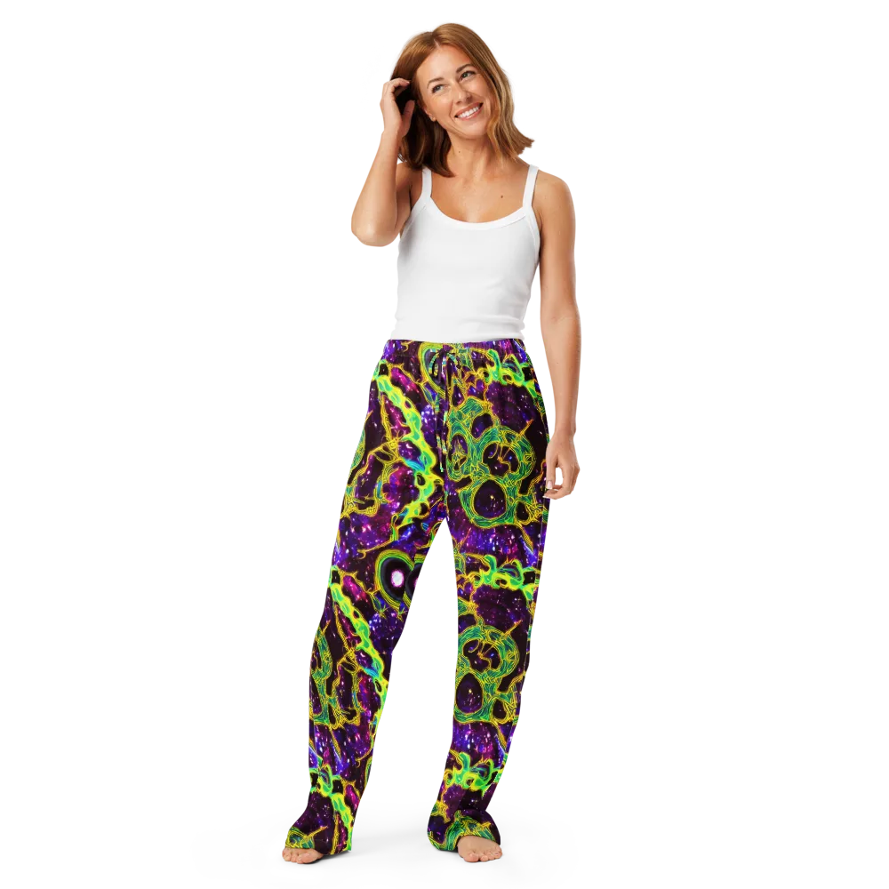 Galactic Web on Women's Pajama Pants — Front