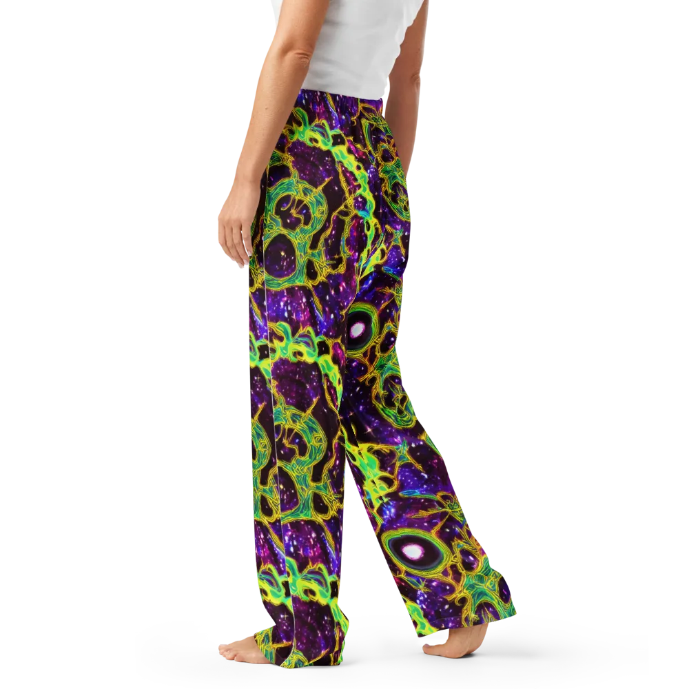 Galactic Web on Women's Pajama Pants — Left