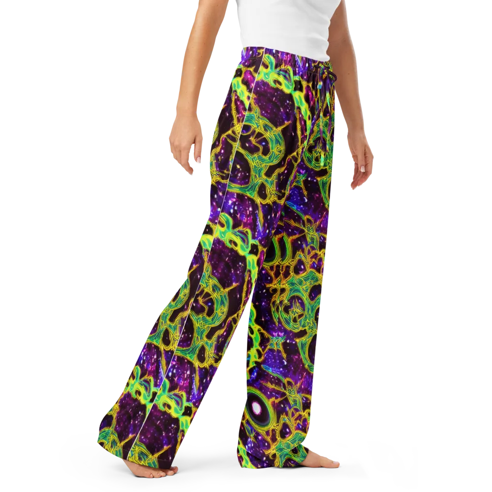 Galactic Web on Women's Pajama Pants — Right Front