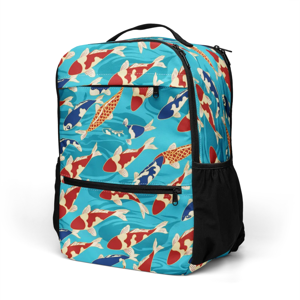 Pond Parade on Utility Backpack — Left Front