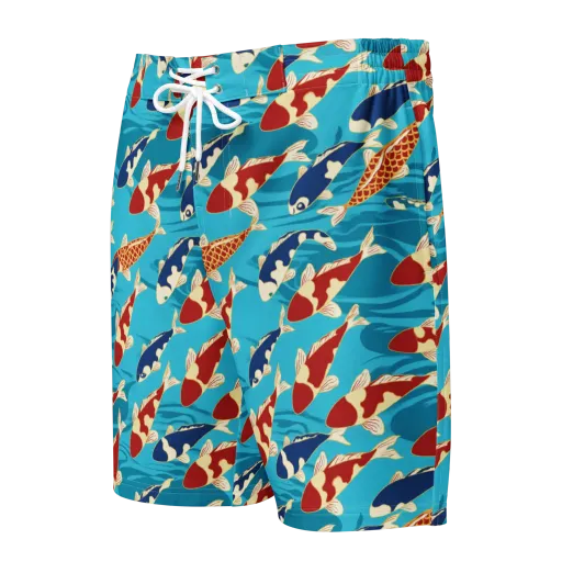 Pond Parade on a Men's Board Shorts
