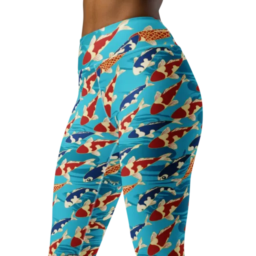 Pond Parade on a Yoga Leggings