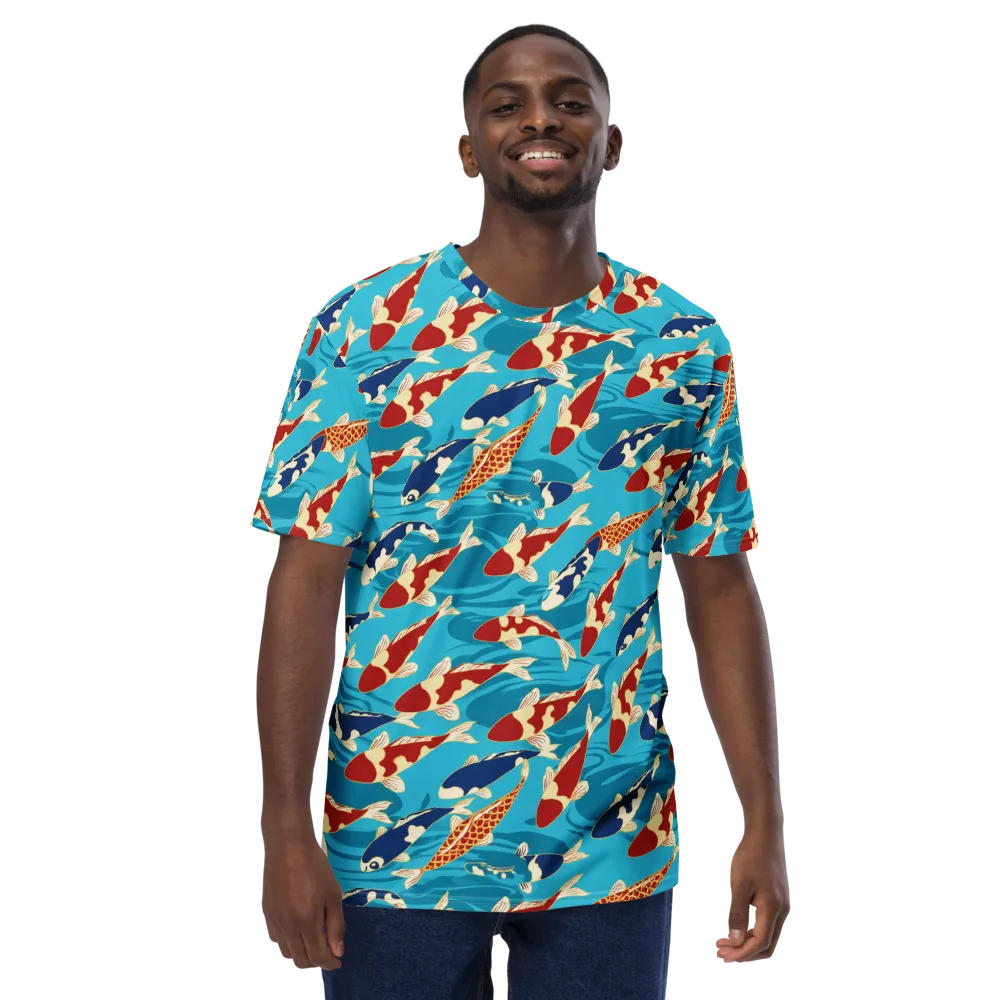 Pond Parade on Men's Crew Neck T-Shirt — Front