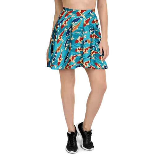 Pond Parade on a Skater Skirt