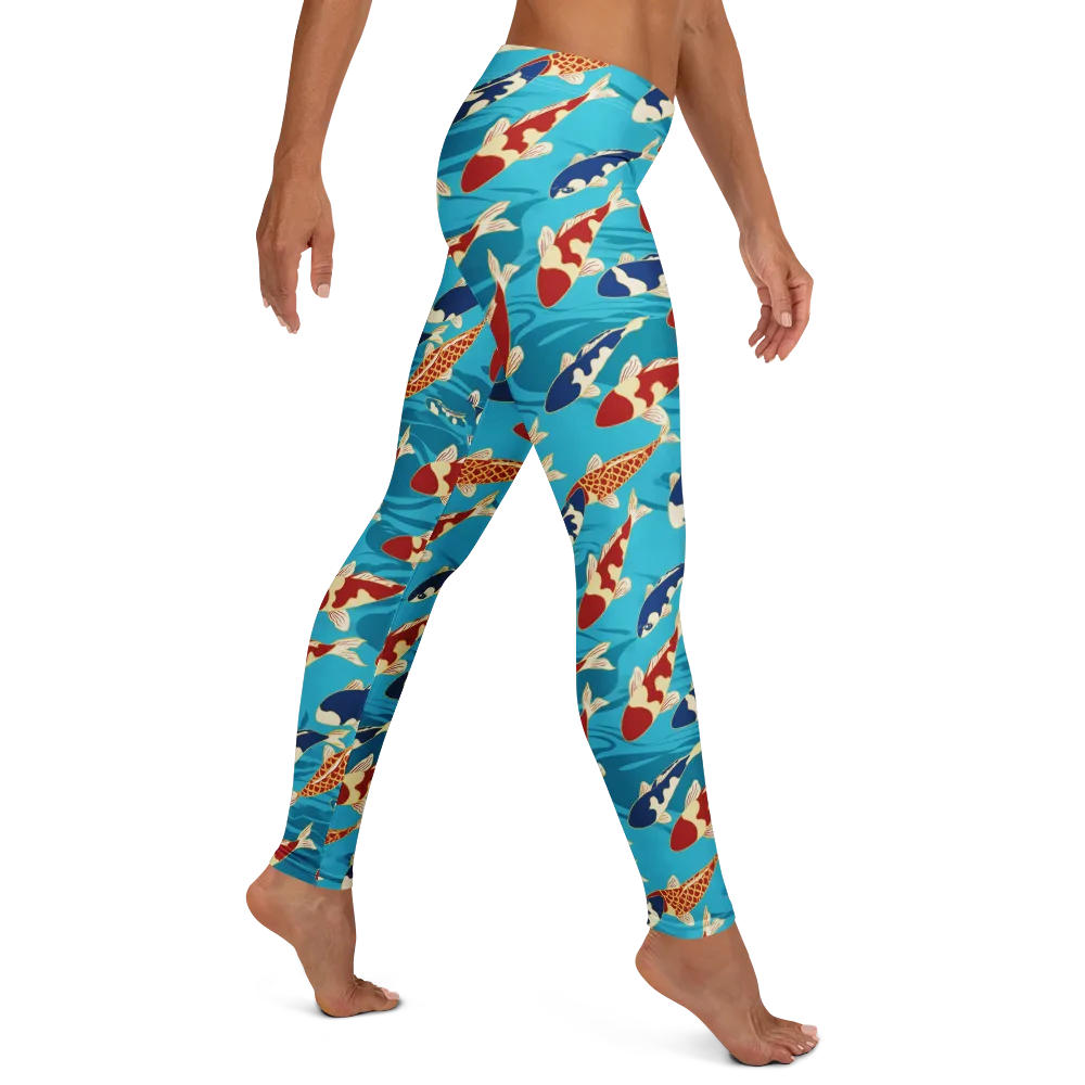 Pond Parade on Leggings — Right