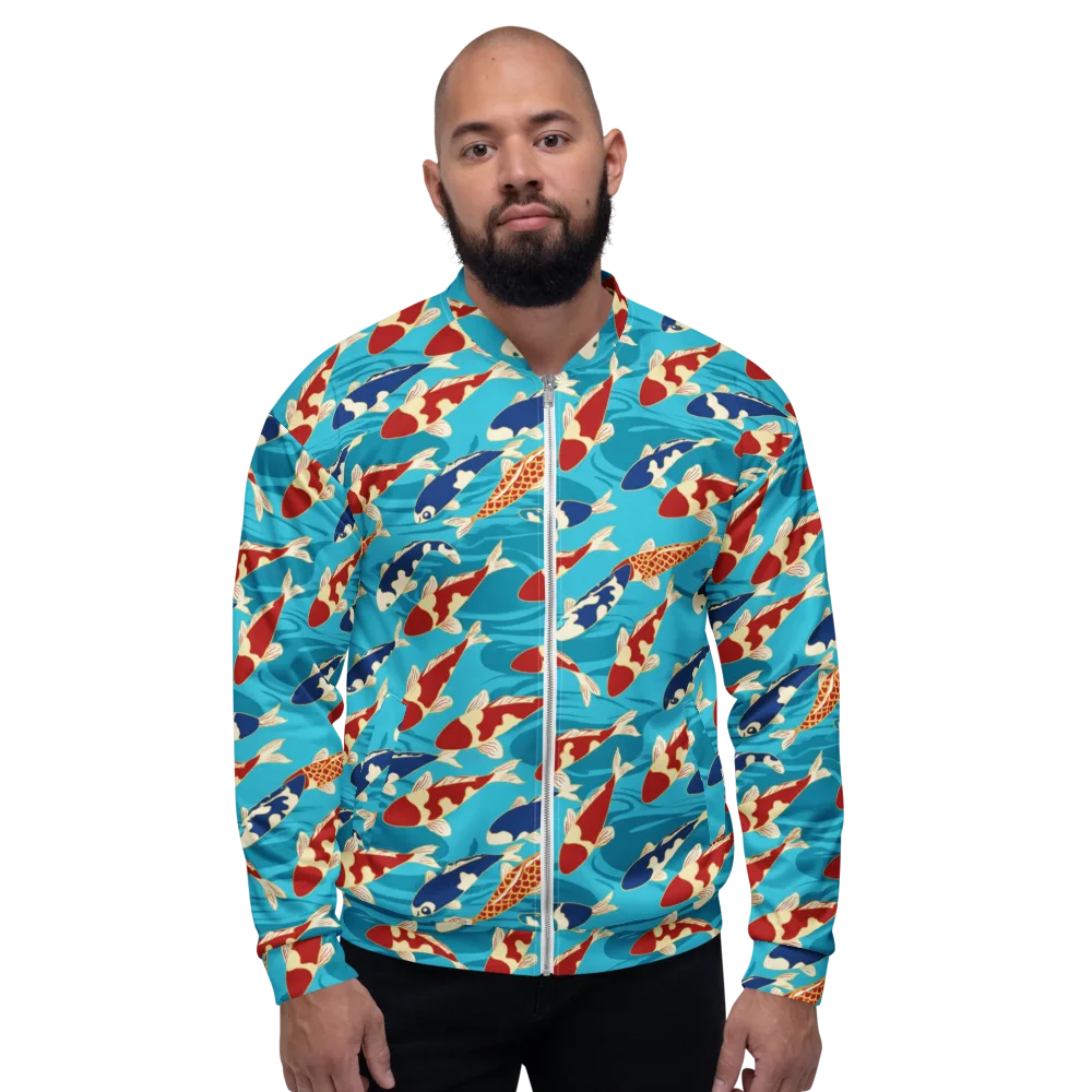 Pond Parade on Bomber Jacket — Front