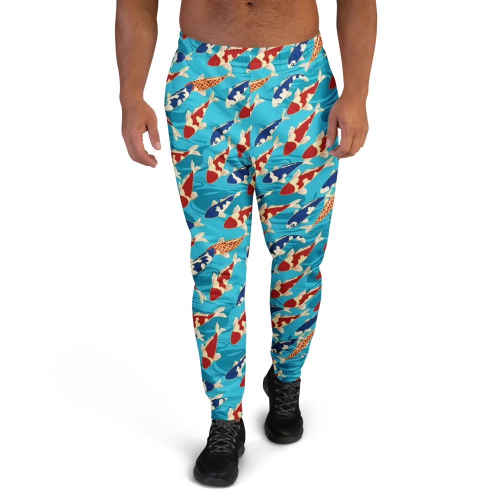 Pond Parade on Men's Joggers — Front