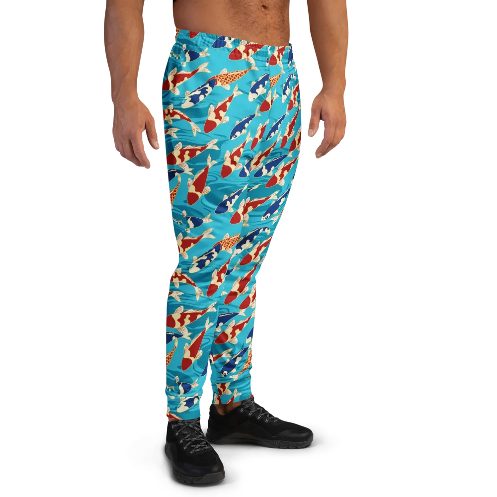 Pond Parade on Men's Joggers — Right