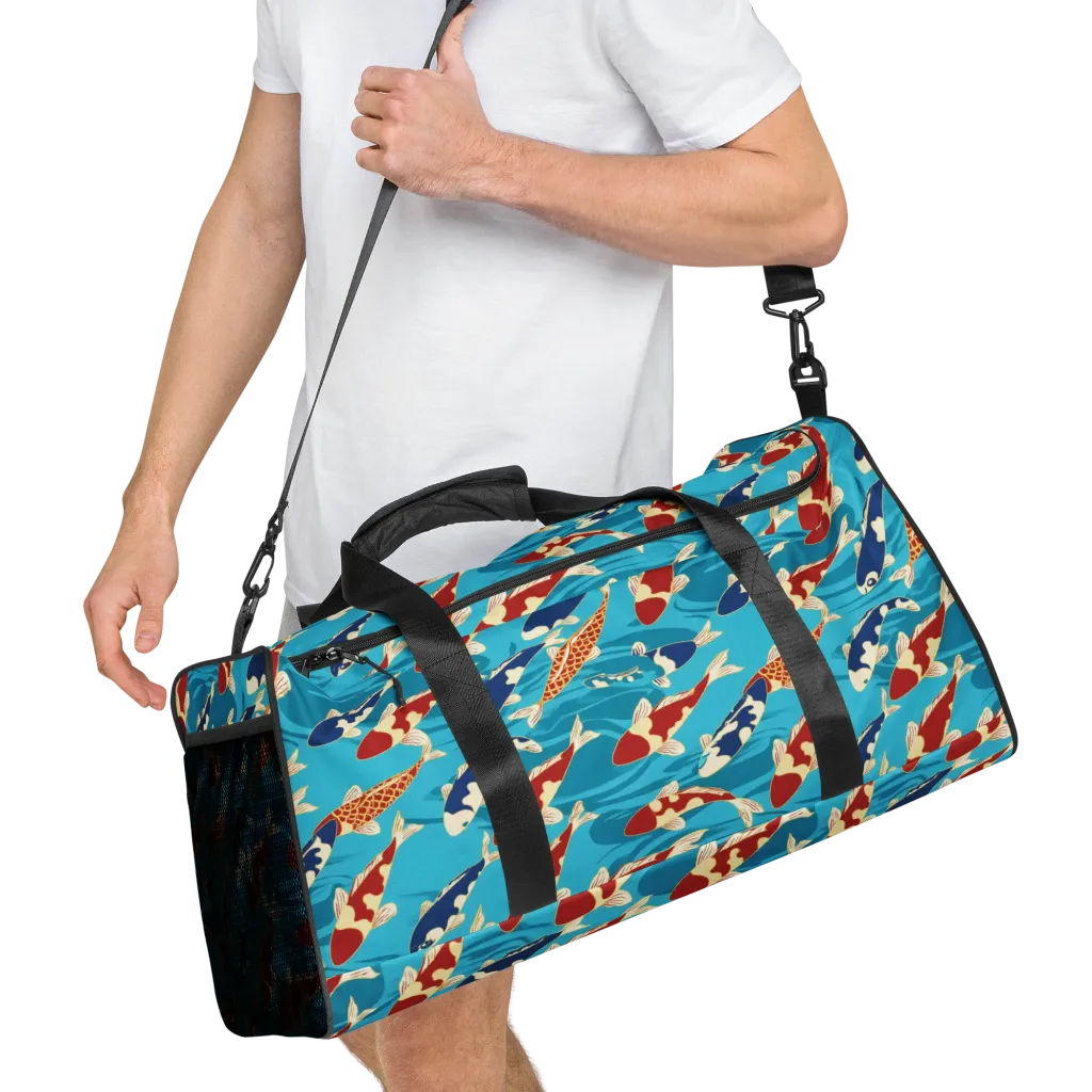 Pond Parade on Duffle Bag — Right Front