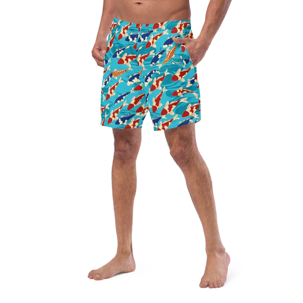 Pond Parade on Swim Trunks — Left Front