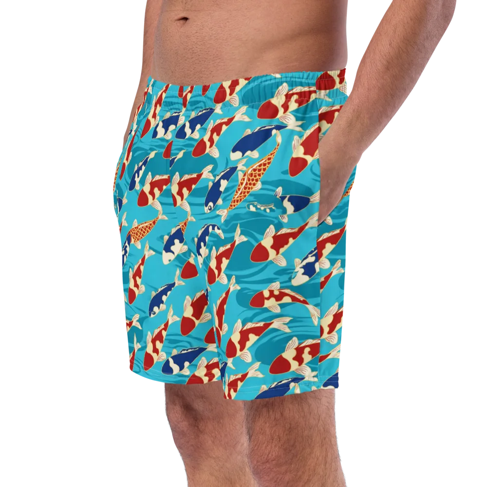 Pond Parade on Swim Trunks — Left Front