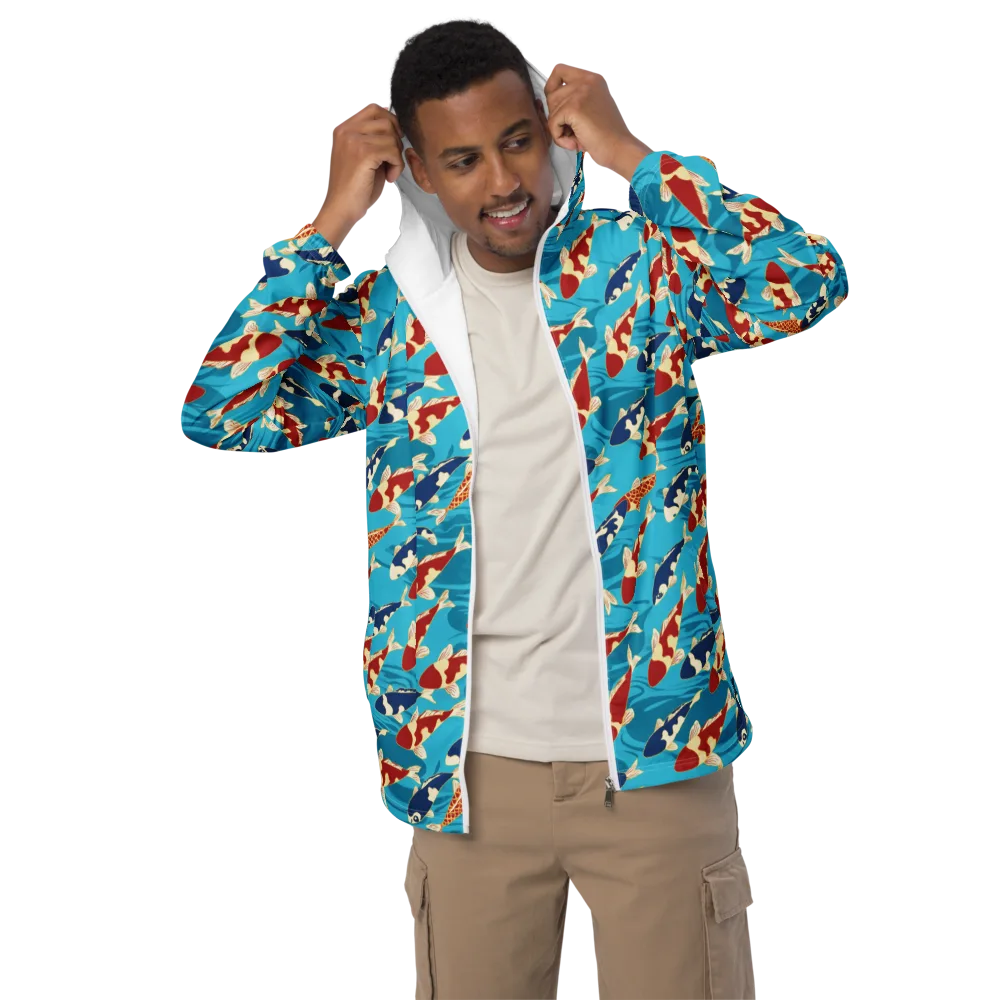 Pond Parade on Men's Windbreaker — Front