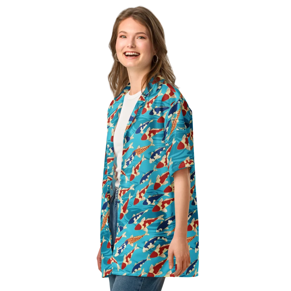 Pond Parade on Button Shirt — Left Front