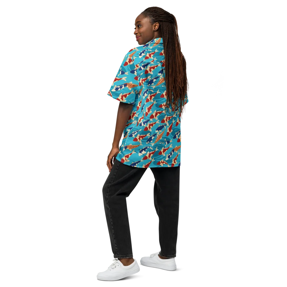 Pond Parade on Button Shirt — Back