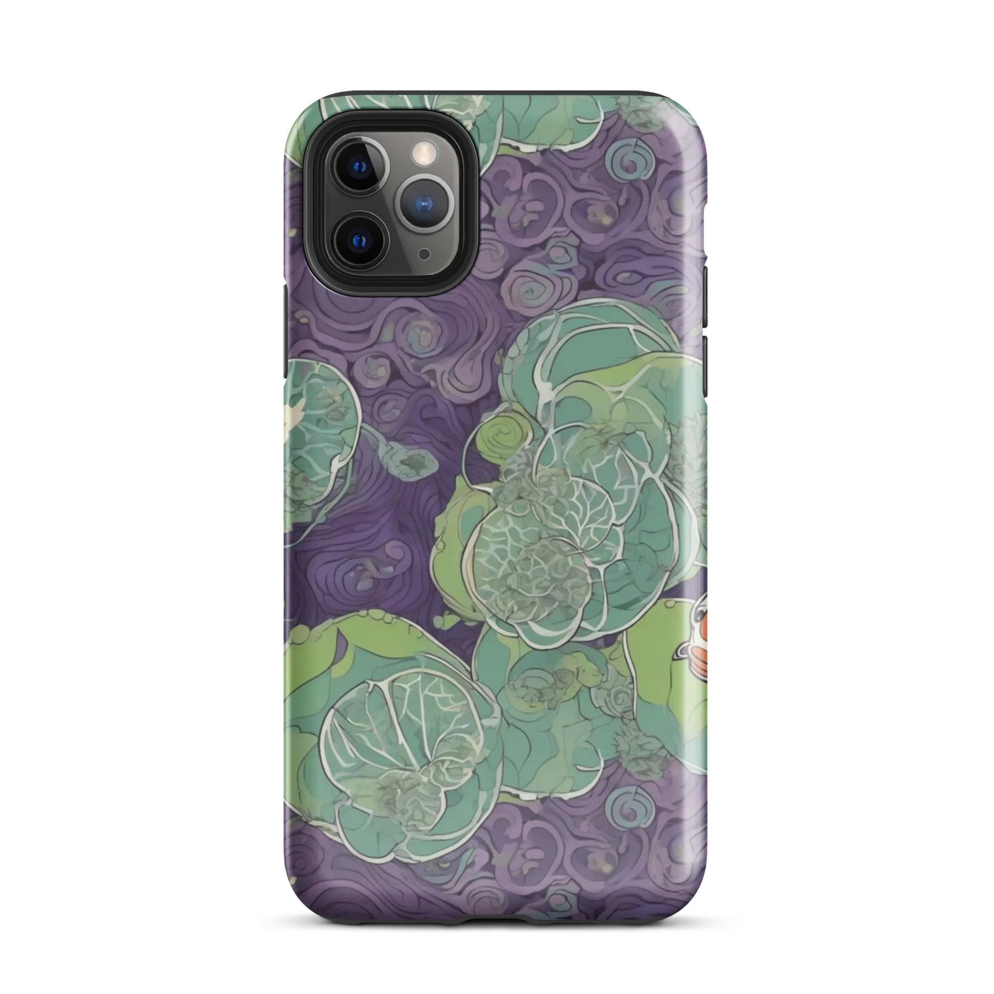 Violet Koi Garden on Tough Case for iPhone® — Front
