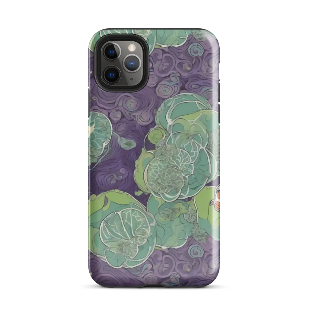 Violet Koi Garden on Tough Case for iPhone® — Front