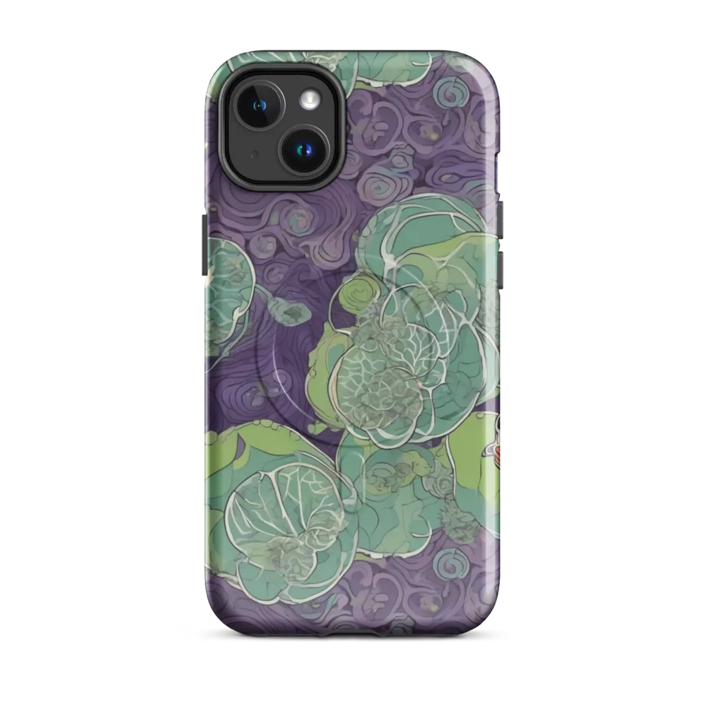 Violet Koi Garden on MagSafe Tough Case for iPhone® — Front