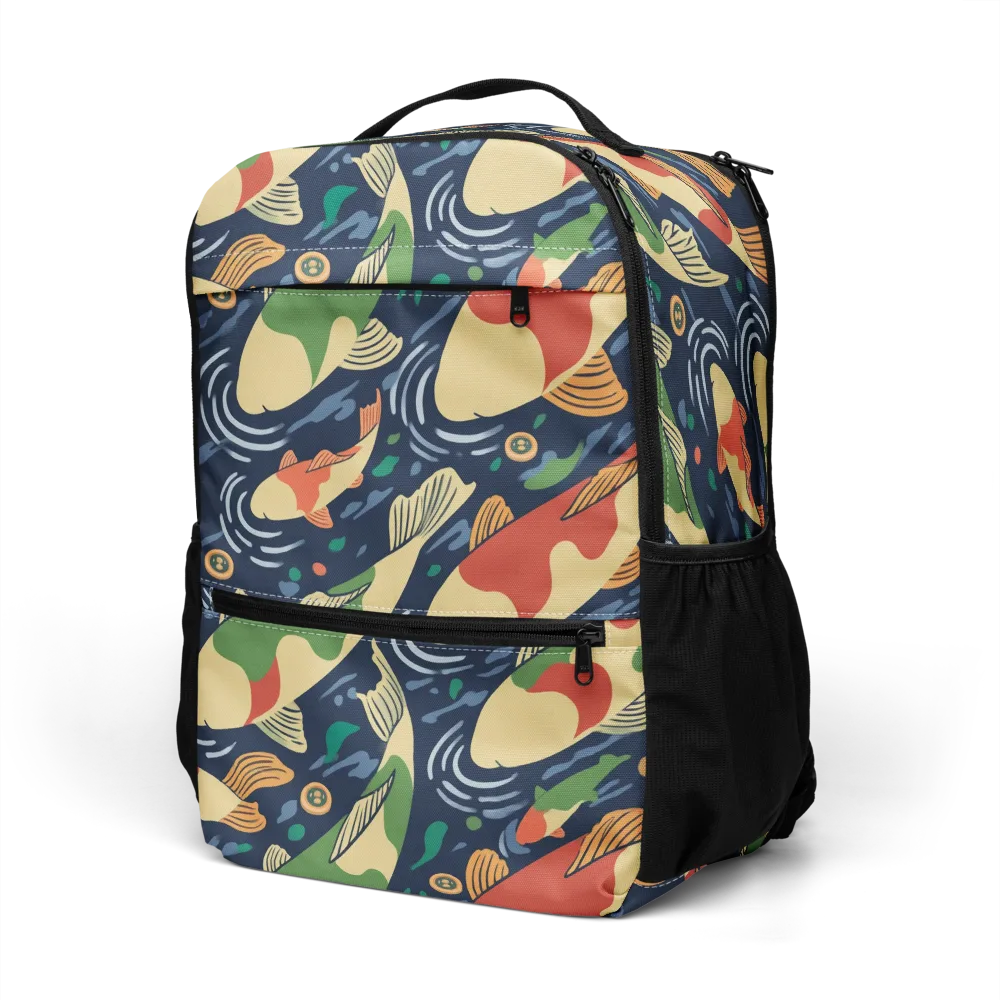 Carp in Motion on Utility Backpack — Left Front