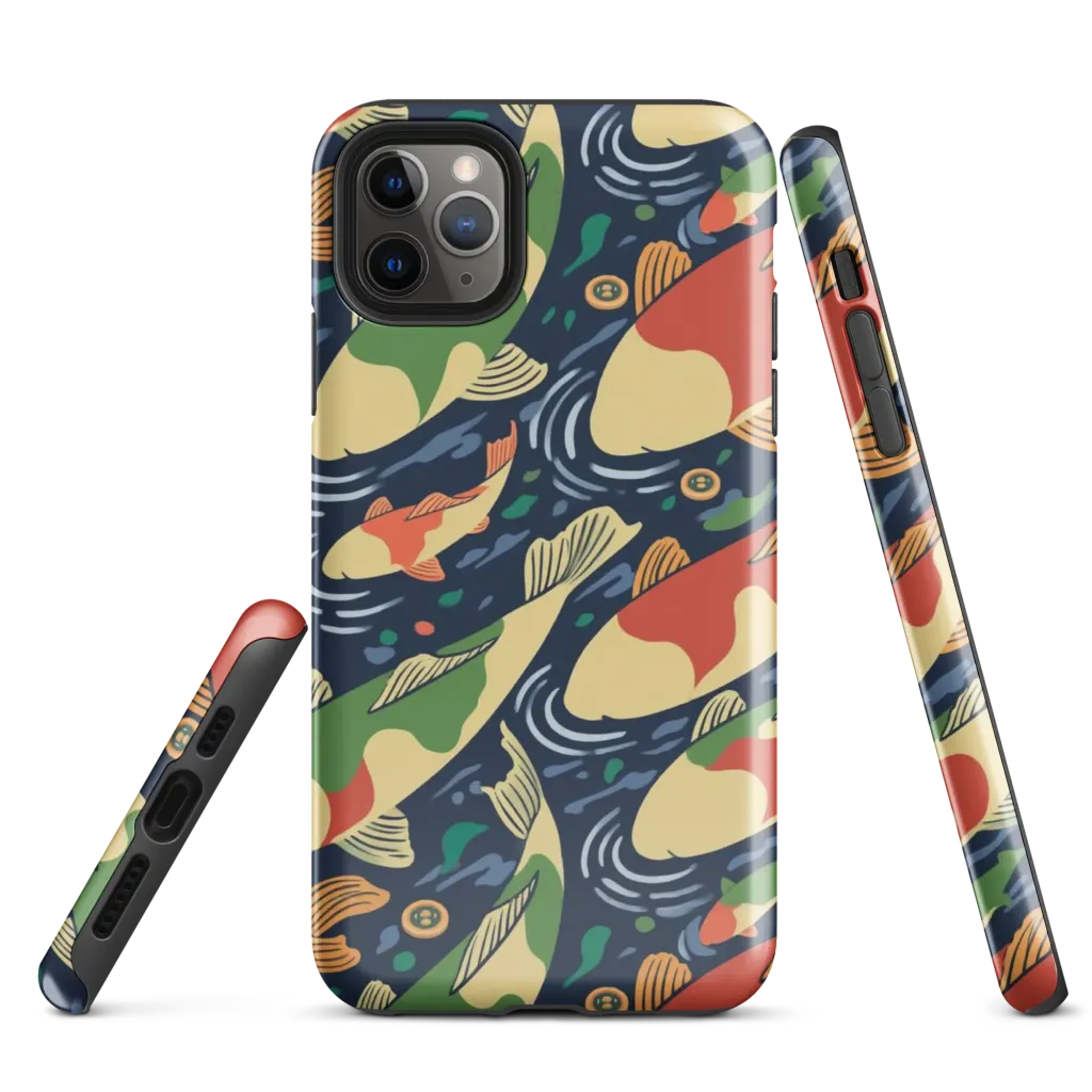 Carp in Motion on Tough Case for iPhone® — Front